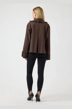 Yaselsana Ls Short Trenchcoat