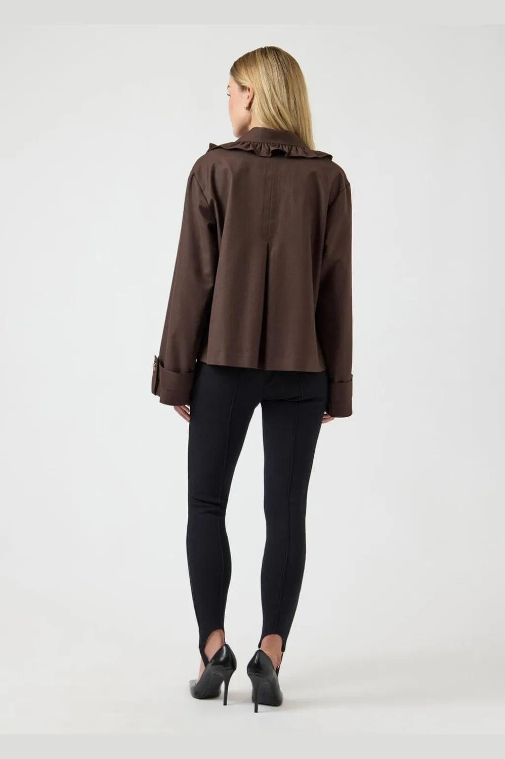 Yaselsana Ls Short Trenchcoat