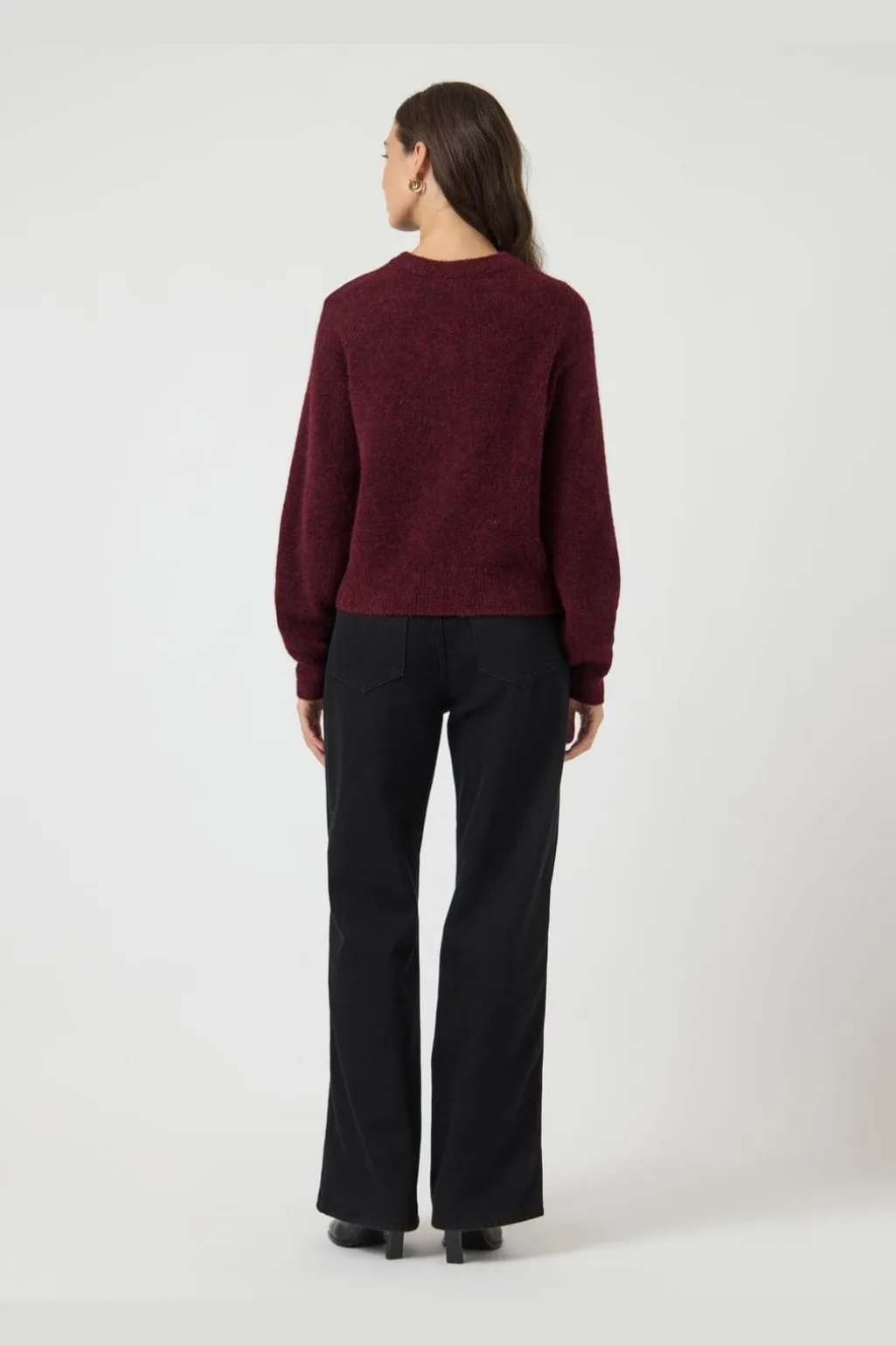 Yasjohi Ls Wool Blend Cardigan