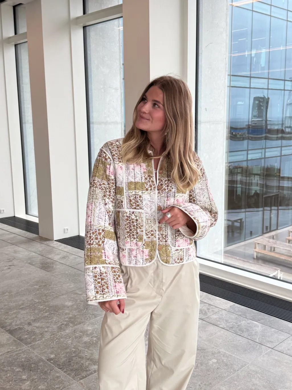 Yaslori Ls Quilted Jacket Fest