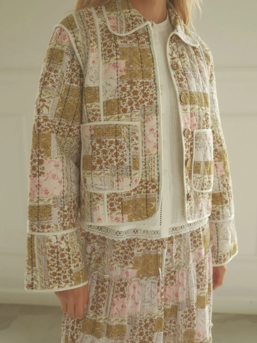 Yaslori Ls Quilted Jacket Fest