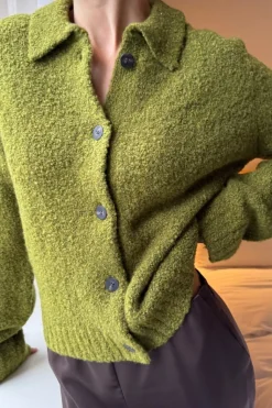 Yasmaddie Ls Knit Cardigan