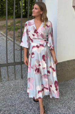 Yasmarga 3/4 Wrap Long Dress