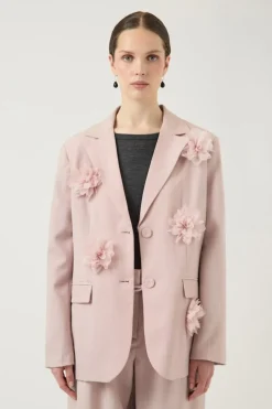 Yasmimi Ls Flower Blazer