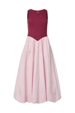 Yasmiri Sl Bubble Hem Long Dress
