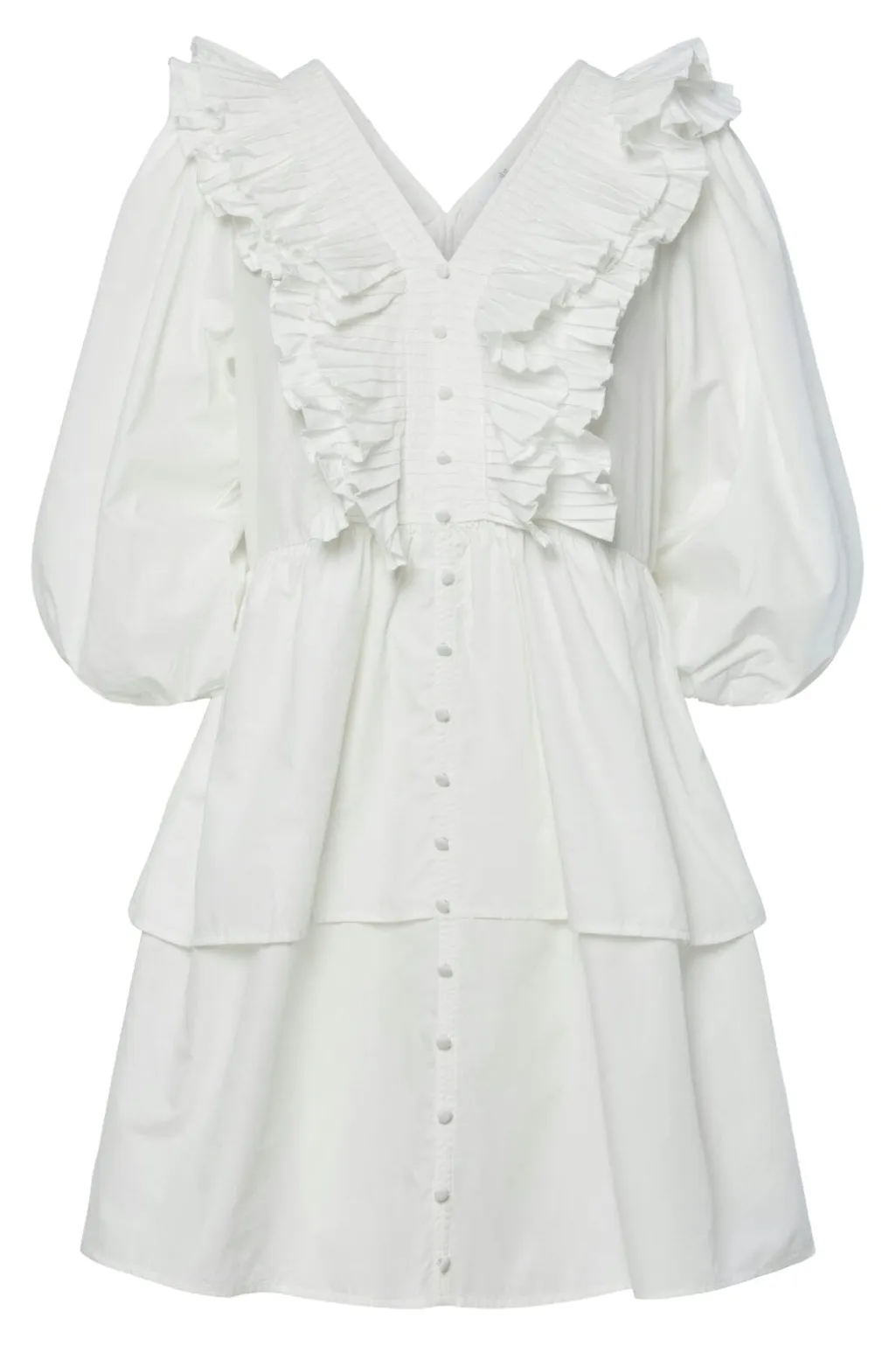Yasruna 3/4 Ruffle Dress