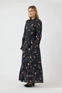 Yassomelli Ls Long Shirt Dress