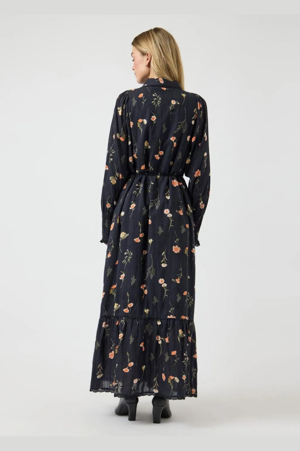 Yassomelli Ls Long Shirt Dress