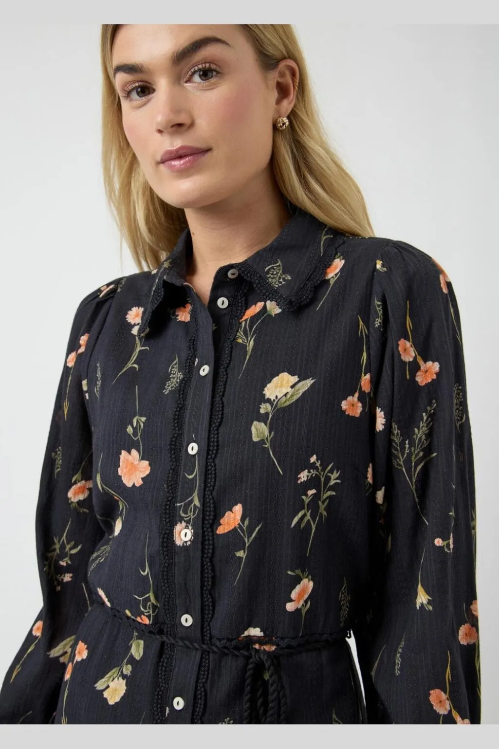 Yassomelli Ls Long Shirt Dress