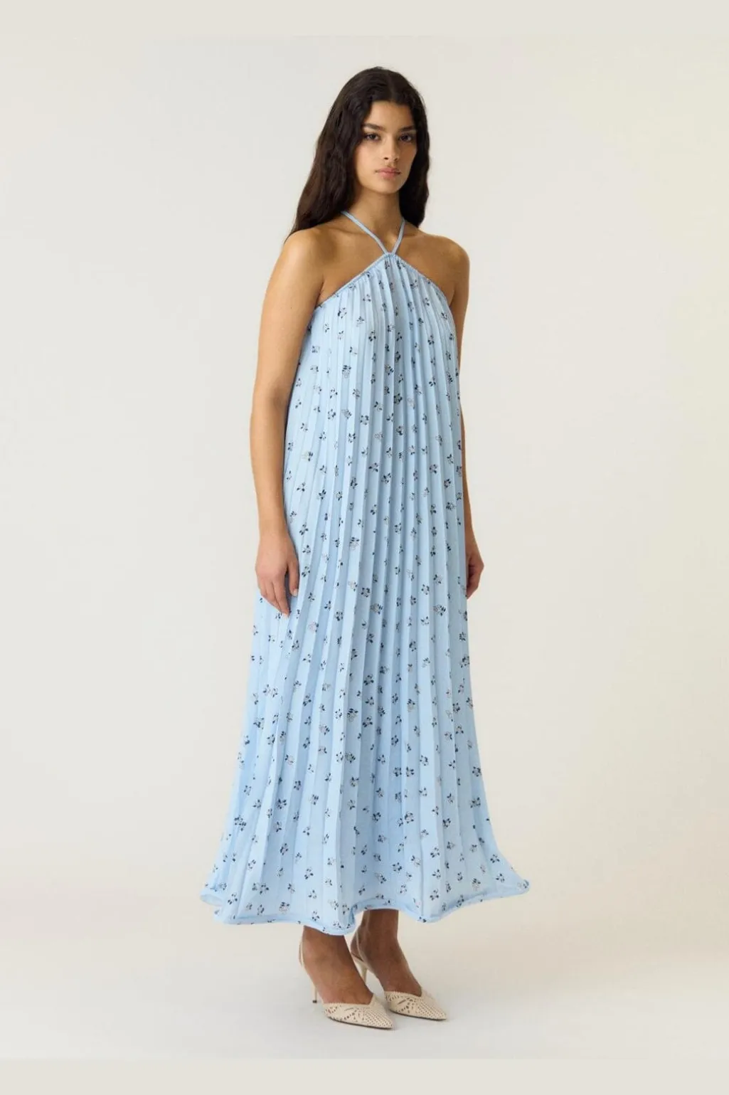 Yassvea Halterneck Maxi Dress