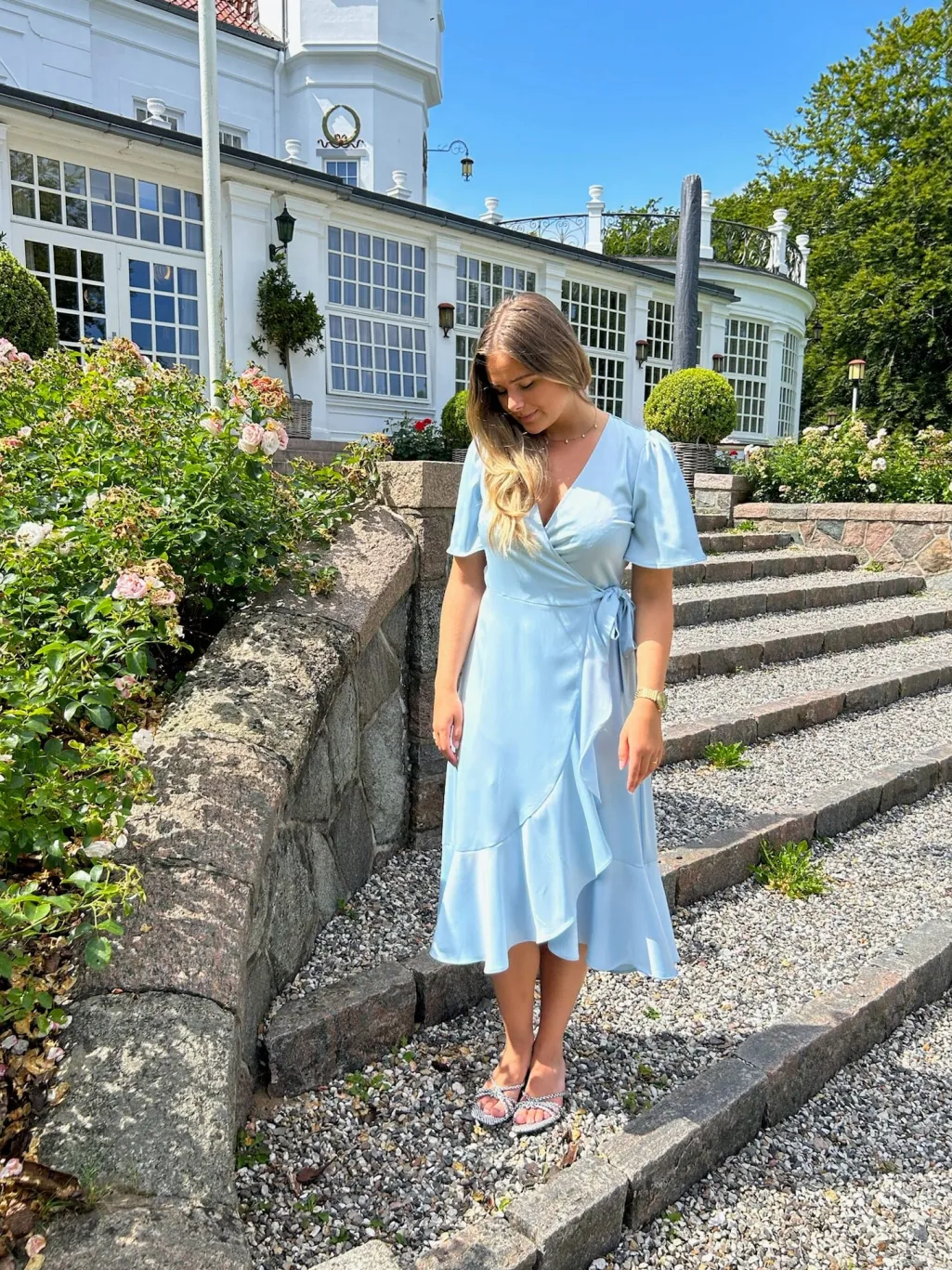 Yasthea 2/4 Midi Wrap Dress