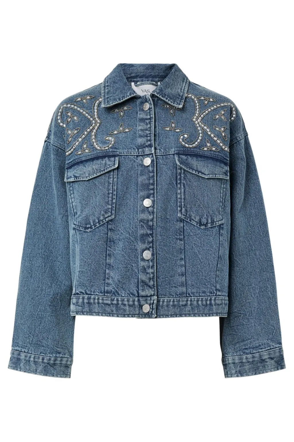 Yasvision Ls Denim Emb Jacket Fest
